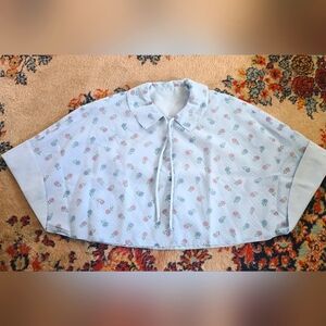 Vintage Floral Bed Jacket Bolero